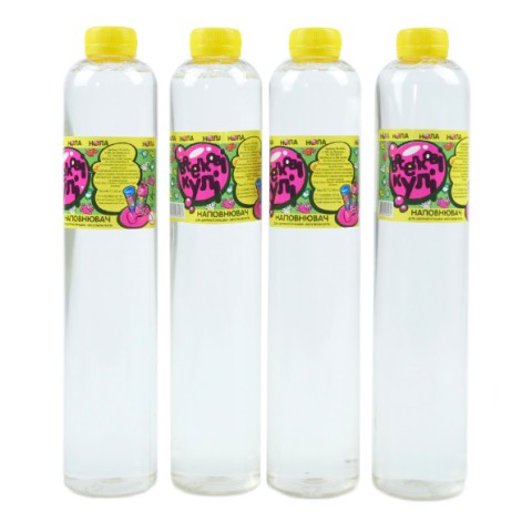 Мильні бульбашки Веселкові кулі, наповнювач, 500 мл, Нола