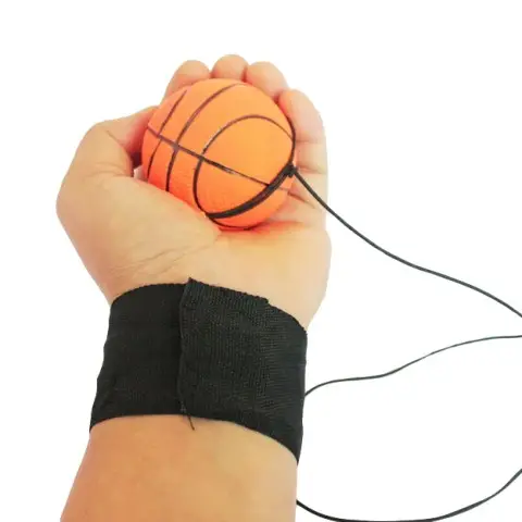 М'яч, 6 см, стрибунець на браслеті, BT-JB-0078