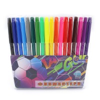 Фломастери Футбол, 18 кольорів, ПВХ, Josef Otten
