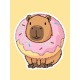 Алмазна мозаїка вибіркова Солодкий капібара 15×20 см AMV1221