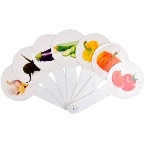 Веер Цвета и овощи, 2 шт. в упаковке