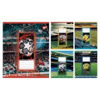 Зошити учнівські 36 аркушів лінія Yes Football stadium, 15 шт. в упаковці