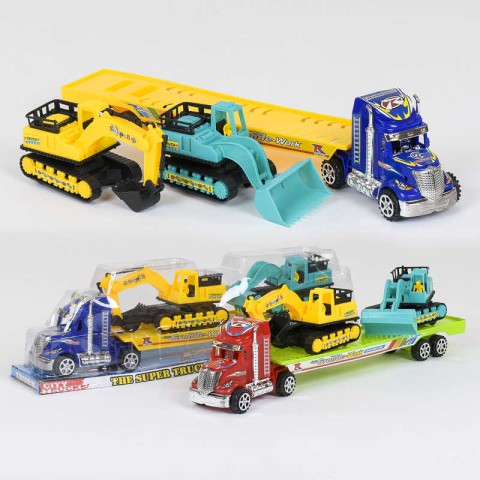 Автотрейлер з 2 тракторами, інерція