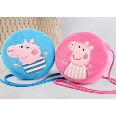 Сумочка Герой Свинка Пеппа, 1 відділення, застібка, регульований ремінець, 21x4x20 см, M18428 (В асортименті)