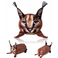 Іграшка антистрес м’яка Рись Шльопа, 30 см