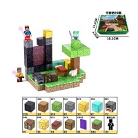Конструктор магнітний Minecraft, LZCK044, 95 деталей, 18x14x5 см
