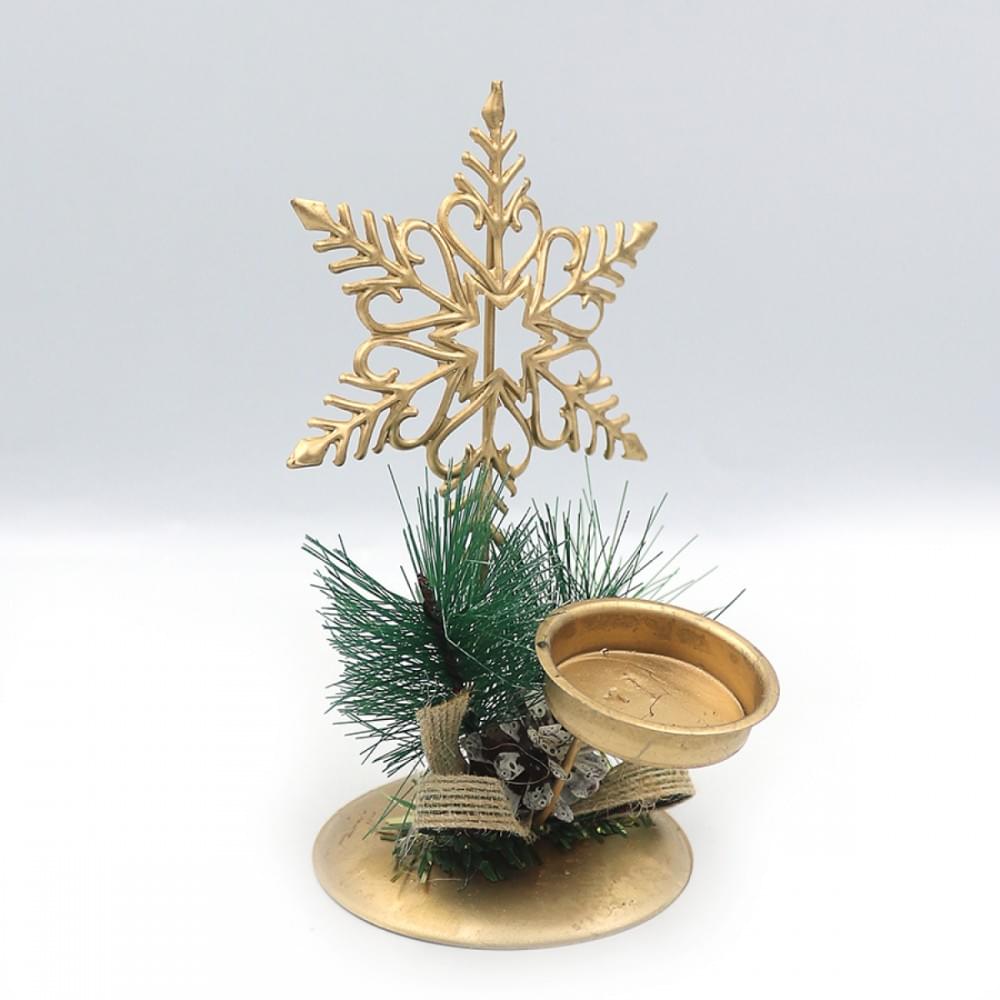 Підсвічник "Зірка" 1шт./1св. OPP/етик.