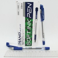 Ручка масляна Piano, 12 шт. синя, 175PT