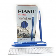 Ручка масляная автомат "Piano" синяя, 1163BL-PT