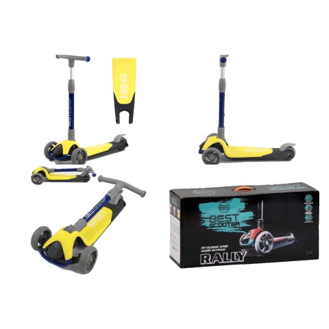 Самокат триколісний Best Scooter, жовтий, F-55295