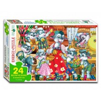 Гра-пазл Енергія+ Семеро козенят, 24 елементи