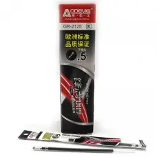 Стержень гелевый 009, 0.5 мм, черный, 20 шт.