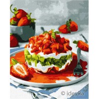 Набір для розпису по номерах Солодке поєднання, 40x50 см, КНО5613