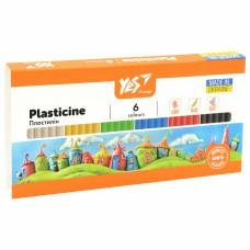 Пластилін Yes, 6 кол., 120г "Orange Line"