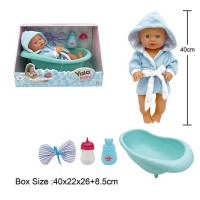 Пупс інтерактивний 40 см п’є ходить на горщик аксесуари YL2440J-D