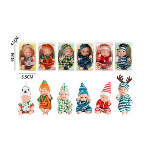 Пупс, 9 см, святковий костюм (В асортименті)