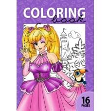 Розфарбовка, 80г, 210х297 мм, 16 стор., А4,Скоба диз.22319