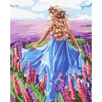 Набір для розпису по номерах Наодинці з думками, 40x50 см