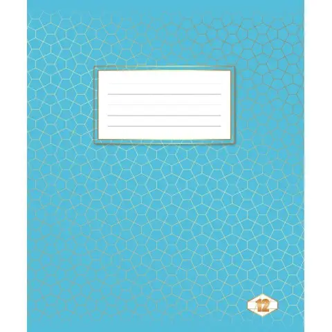 Зошити учнівські 12 аркушів коса лінія Тетрада Фоновий шкільний, 25 шт. в упаковці