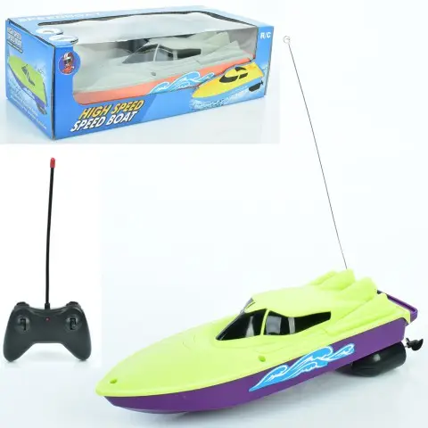 Катер на радіокеруванні, 25 см, на батарейках, 26x8.5x12 см (В асортименті)