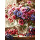 Набір для розпису по номерах Букет і фрукти, 30x40 см, КНО5693