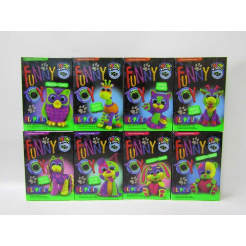 Набір творчості Air Clay Fluoric, 4 кольори, Danko Toys