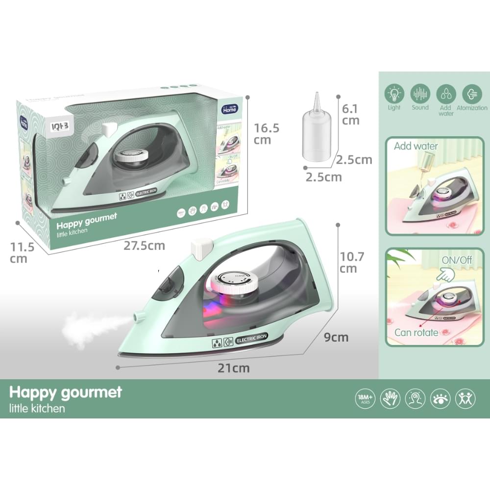 Праска 21см, звук, світло, пара/дим, на бат-ці, в кор-ці, 27,5-16,5-11,5см /24/