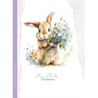 Блокнот, 55 г, 143x200 мм, 48 аркушів, інтегральна палітурка, матова ламінація, дизайн 23096