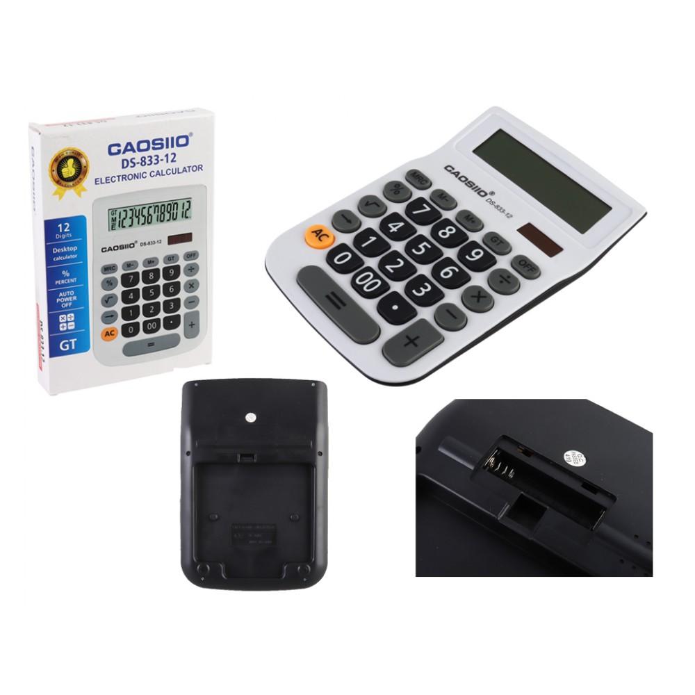 Калькулятор настільний 19х13х2,5см, 8 функцій DS-833-12