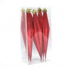 Ялинкова прикраса "Піка" 3шт., PVC/етик.