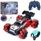 Машинка на радіокеруванні 2,4G 2 пульти (1 браслет) 21 см пара дим звук світло USB (в асортименті) MT2022-38A