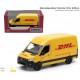 Металлический инерционный автобус Mercedes-Benz Sprinter DHL Edition 5", открываются двери