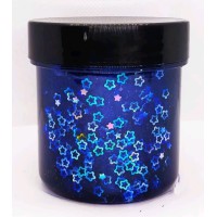 Кришталевий слайм Зірки, перламутровий синій, 125 г, Чудисам