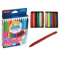 Крейда воскова пластикова Crayons, 24 кольори