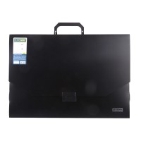 Портфель пластиковий А3/32 мм, Professional, чорний, BM.3725-01