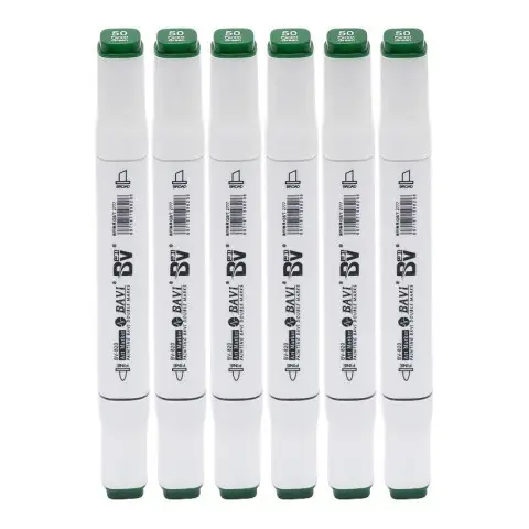 Скетч-маркер двосторонній №50, на спиртовій основі, 10 шт.