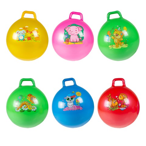 М’яч, 55 см, гиря, тварини, 450 г, BT-PB-0183 (В асортименті)