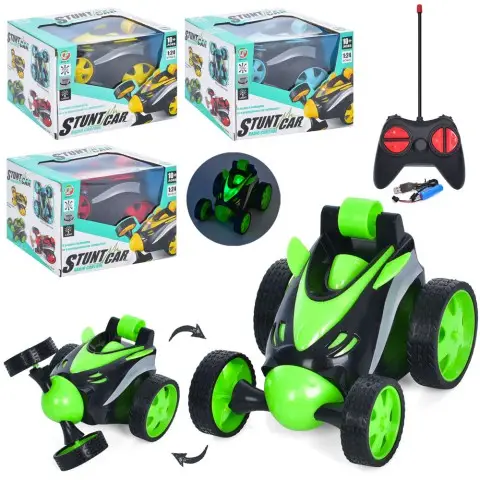 Машина на радіокеруванні, перевертиш, світло, 16x11.5x12 см, QF999-3D