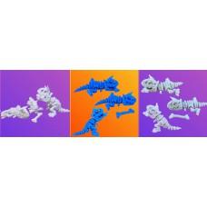 3D іграшка Динозавр ti-rex 15см рухливий