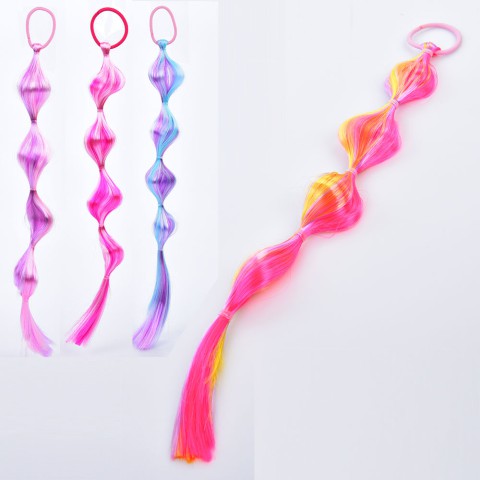 Аксесуар для волосся канекалон на резинці 43.5 см (В асортименті)