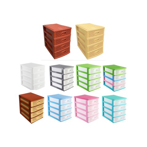 Комод міні Rotang 4 яруси 20×19×26,5 см (В асортименті)