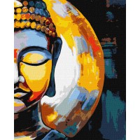 Набір для розпису по номерах Будда, 40x50 см, КНО5079