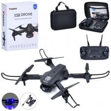 Р/К Квадрокоптер 2,4G, 29см, камера, світло, складний, запасны лопаті, USBзарядне, чохол, в кор-ці, 17,5-22-6,5см /12/