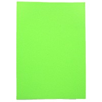 Фоаміран EVA Fluorescent Glitter HQ, 1.7 мм, Салатовий, з клеєм, А4, 10 аркушів в упаковці