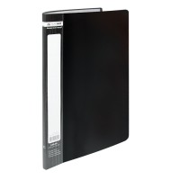 Папка із файлами, А4, Jobmax, чорний, 10 файлів