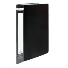 Папка с файлами, А4, Jobmax, черный, 10 файлов