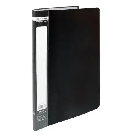 Папка із файлами, А4, Jobmax, чорний, 10 файлів