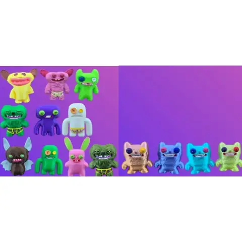 3D Іграшка Фуглер (Fuggler), 8-10 см, з брелком