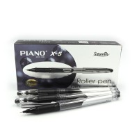 Набір гелевих ролерів Piano, 12 шт чорний, 5-XBK