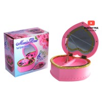 Музична скринька з дзеркальцем, 17x9.5x17.5 см